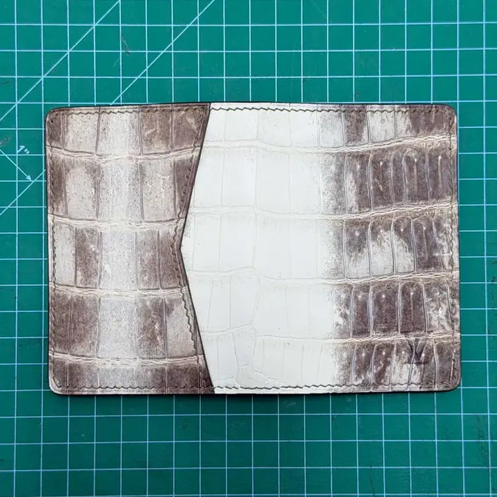 [BUNJANG] Himalayan Crocodile Leather Card Wallet / 프랑스 히말라야 악어 가죽으로 만든 카드 지갑