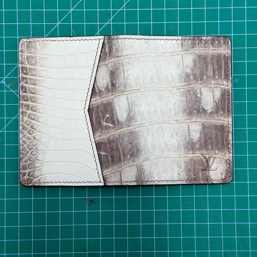 [BUNJANG] Himalayan Crocodile Leather Card Wallet / 프랑스 히말라야 악어 가죽으로 만든 카드 지갑