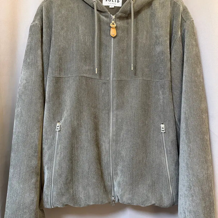 [BUNJANG] Solid Homme 25FW Velvet Hooded Zip-Up / [50] 솔리드 옴므 25FW 벨벳 후드 집업