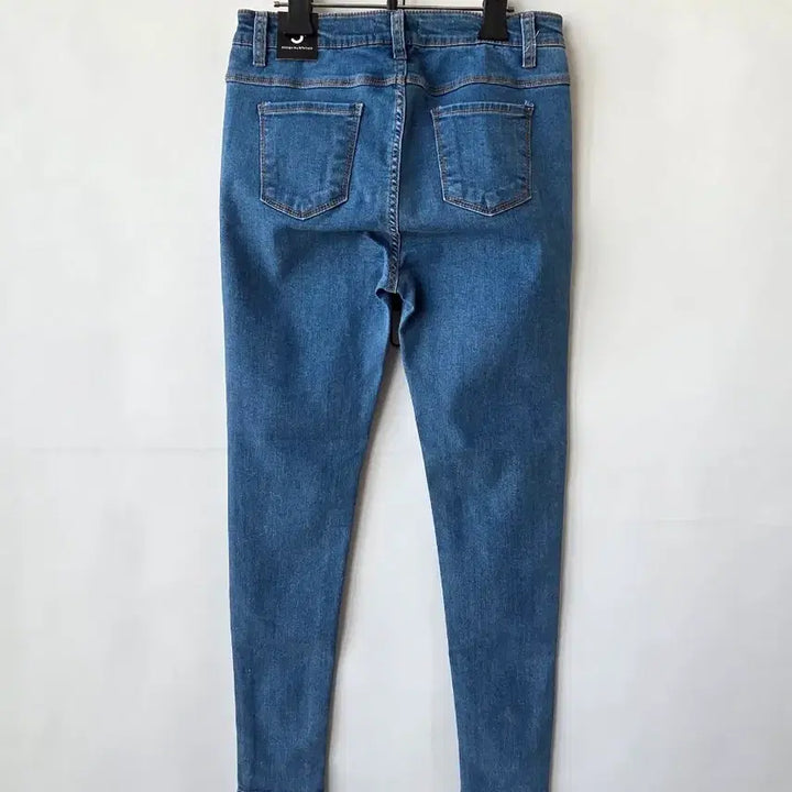 [BUNJANG] Skinny Denim Jeans / 44-55)버튼 스키니 데님팬츠 /새제품