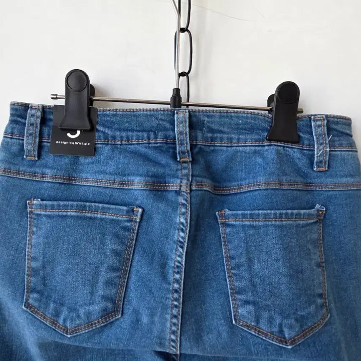 [BUNJANG] Skinny Denim Jeans / 44-55)버튼 스키니 데님팬츠 /새제품