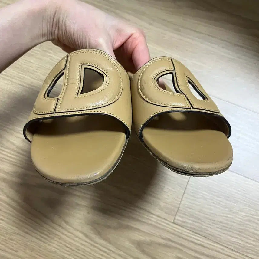 [BUNJANG] Dior D-Club Mule Slippers Sandals 38.5 / 디올 디 클럽 뮬 슬리퍼 샌들 38.5