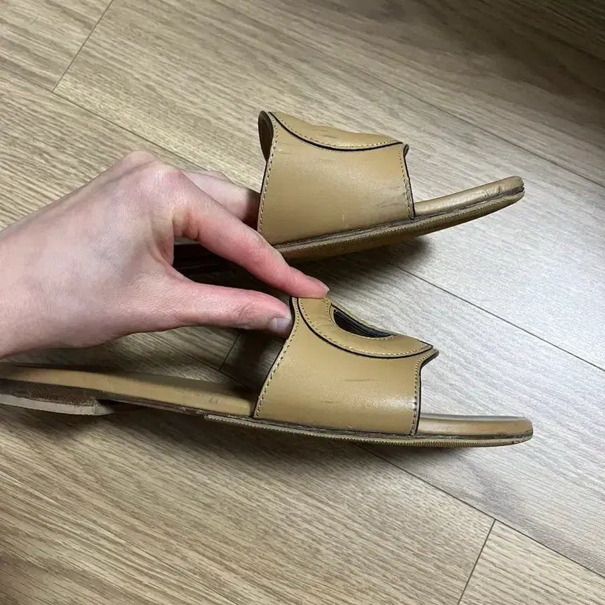 [BUNJANG] Dior D-Club Mule Slippers Sandals 38.5 / 디올 디 클럽 뮬 슬리퍼 샌들 38.5