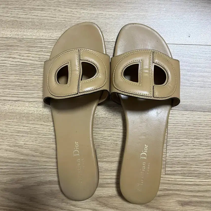 [BUNJANG] Dior D-Club Mule Slippers Sandals 38.5 / 디올 디 클럽 뮬 슬리퍼 샌들 38.5