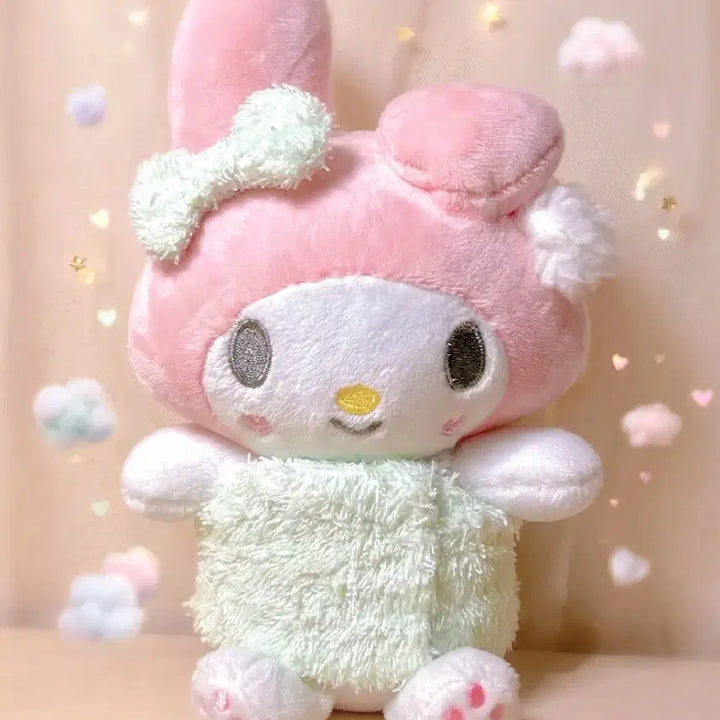 [BUNJANG] Sanrio My Melody Oncheon Shower Keyring Plush / 새상품)산리오 마이멜로디 온천 샤워 키링 인형