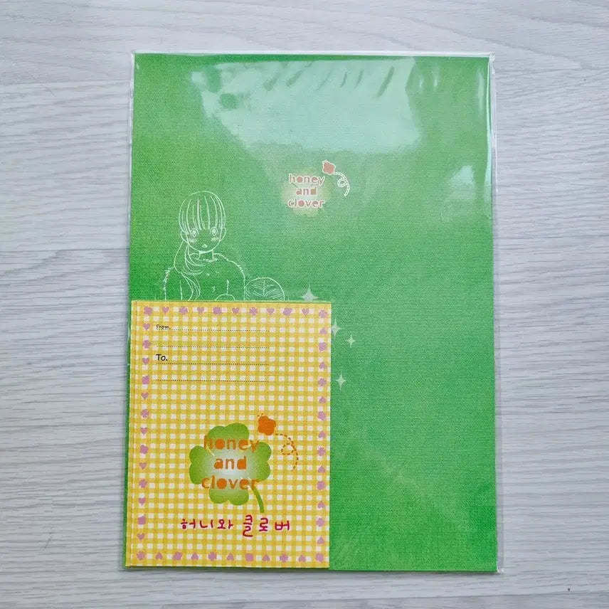 [BUNJANG] Honey and Clover Letter Paper and Postcard Set / 허니와 클로버 편지지 엽서 세트