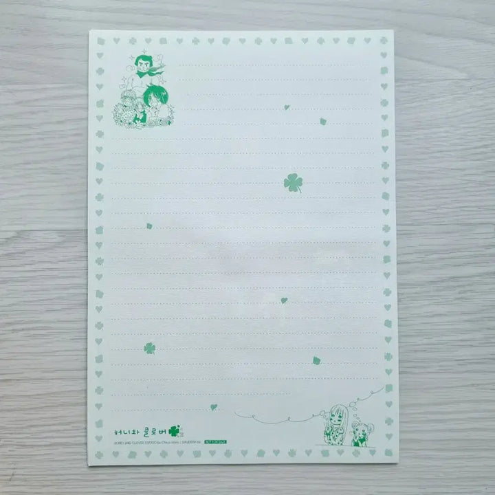 [BUNJANG] Honey and Clover Letter Paper and Postcard Set / 허니와 클로버 편지지 엽서 세트