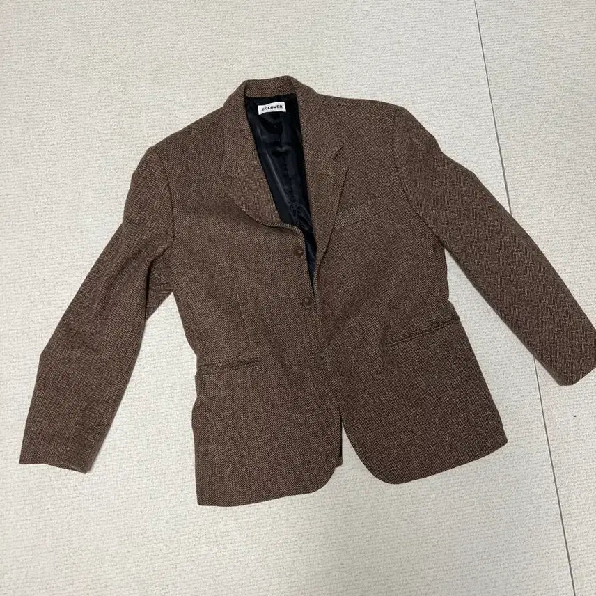 [BUNJANG] Clover Herringbone Jacket (L) / 씨클로버 해링본 자켓(L)