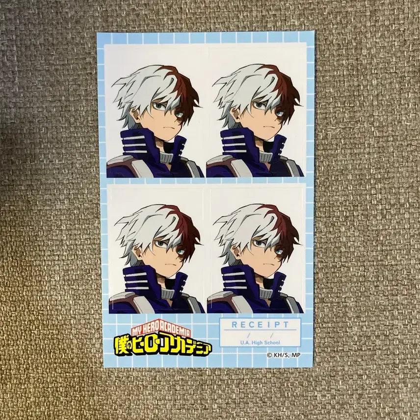 [BUNJANG] My Hero Academia Todoroki Shoto Photo Sticker Set / 나히아 토도로키 쇼토 증사 스티커