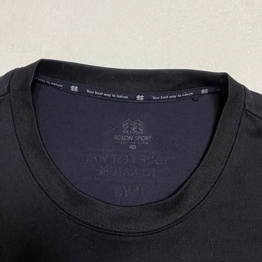 [SOLD OUT] 코오롱스포츠 반팔티 기능성 블랙 110