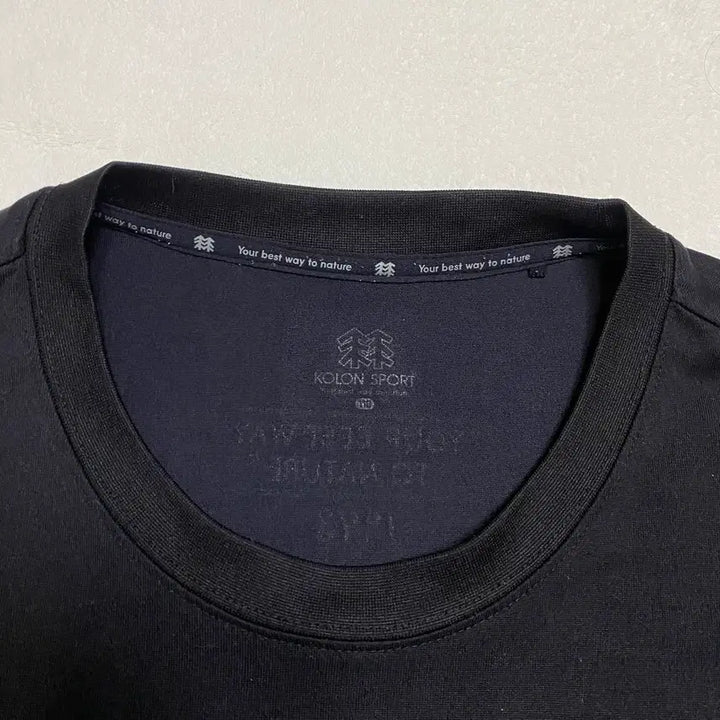 [SOLD OUT] 코오롱스포츠 반팔티 기능성 블랙 110