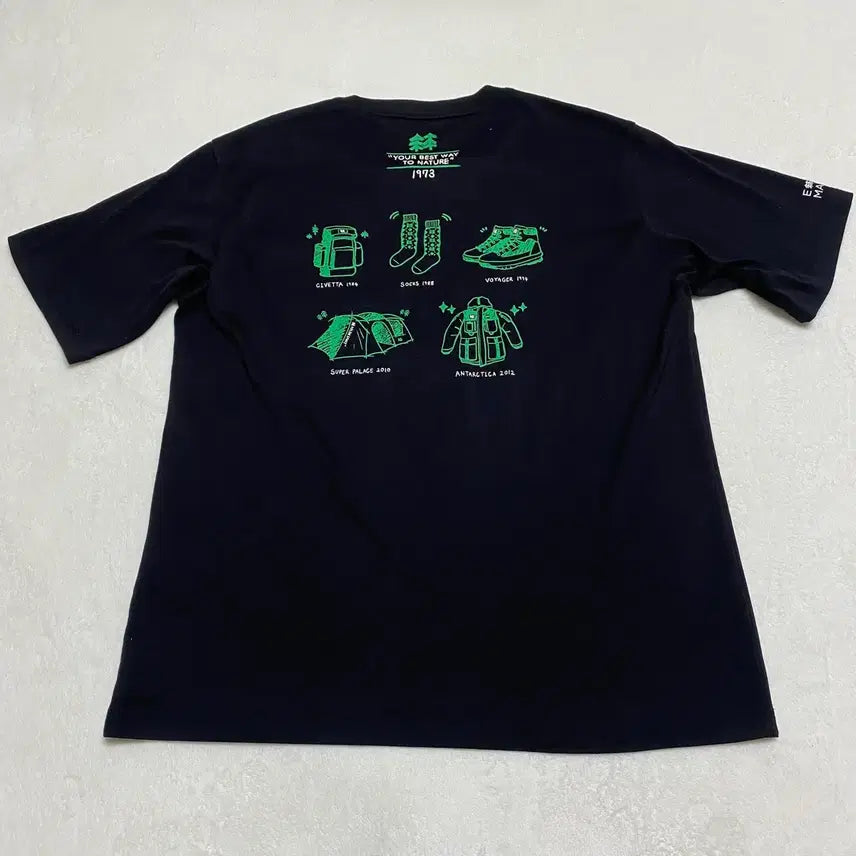 [SOLD OUT] 코오롱스포츠 반팔티 기능성 블랙 110