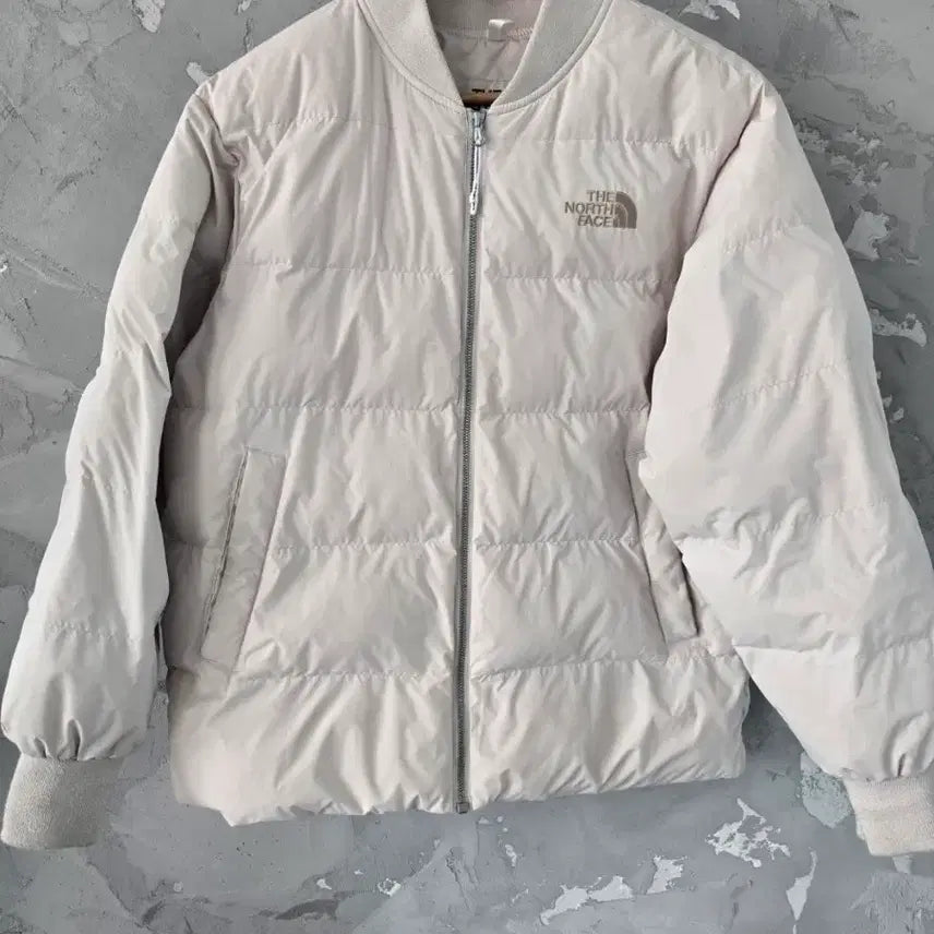 [BUNJANG] The North Face Lightweight Padded Jacket (Ivory) - Size 90 (S) / 노스페이스 경량 패딩 아이보리 색상, 사이즈는 90(S)