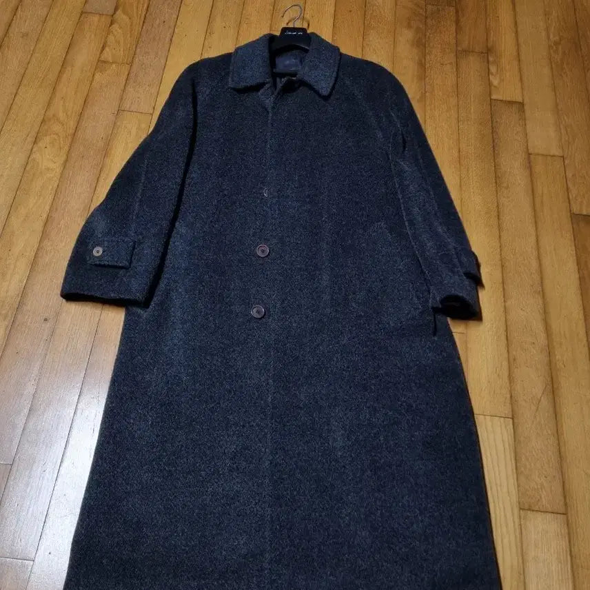 [BUNJANG] Vasso Alpaca Wool Coat Charcoal 110 / 바쏘 알파카 울 코트 차콜 110