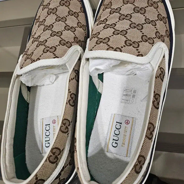 [BUNJANG] Gucci Tennis 1977 Ebony Slip-on / 구찌 남성 테니스 1977 에보니 슬립온 8.5