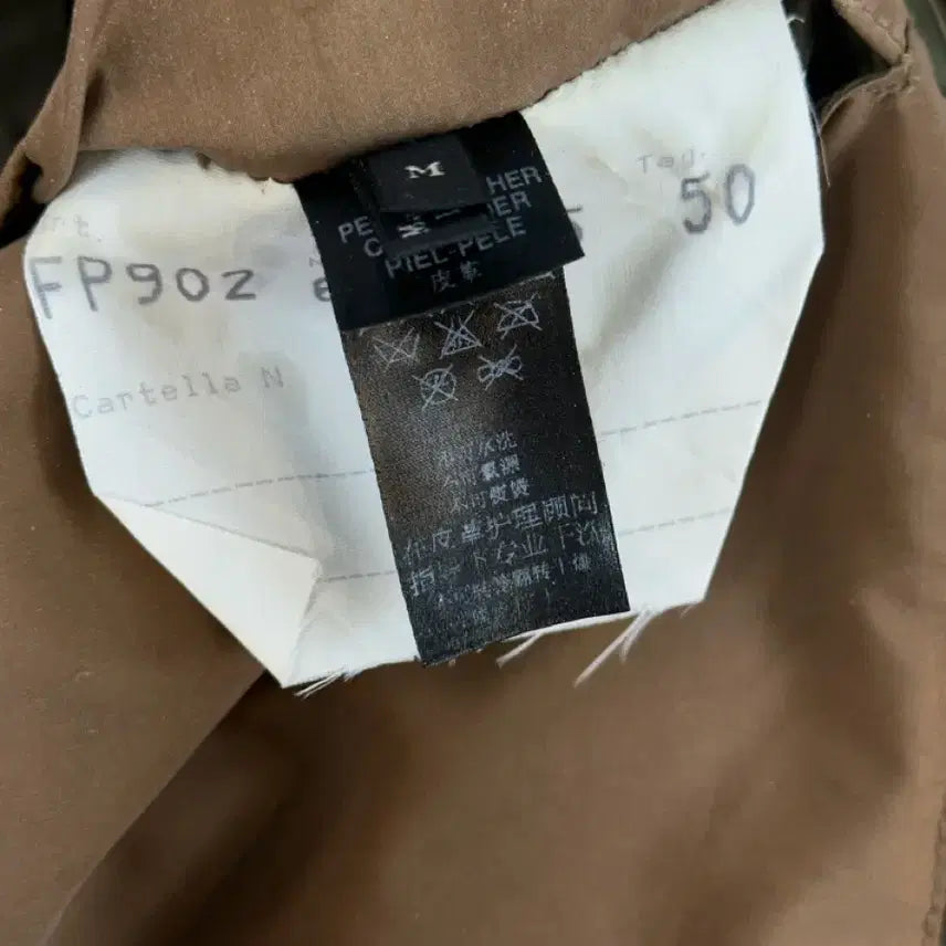 [BUNJANG] Ermenegildo Zegna A-2 Leather Jacket Size 50 / 에르메네질도 제냐 A-2 가죽 자켓 50