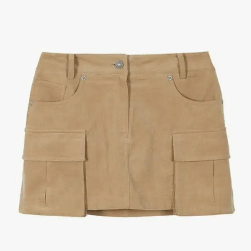 [BUNJANG] Rave Cargo Corduroy Mini Skirt / 레이브 카고 코듀로이 미니 스커트 미착용