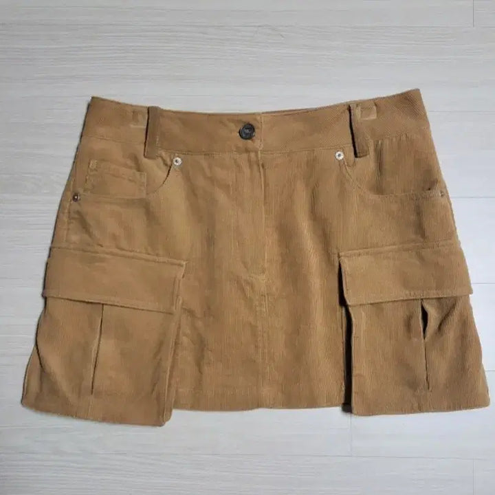[BUNJANG] Rave Cargo Corduroy Mini Skirt / 레이브 카고 코듀로이 미니 스커트 미착용