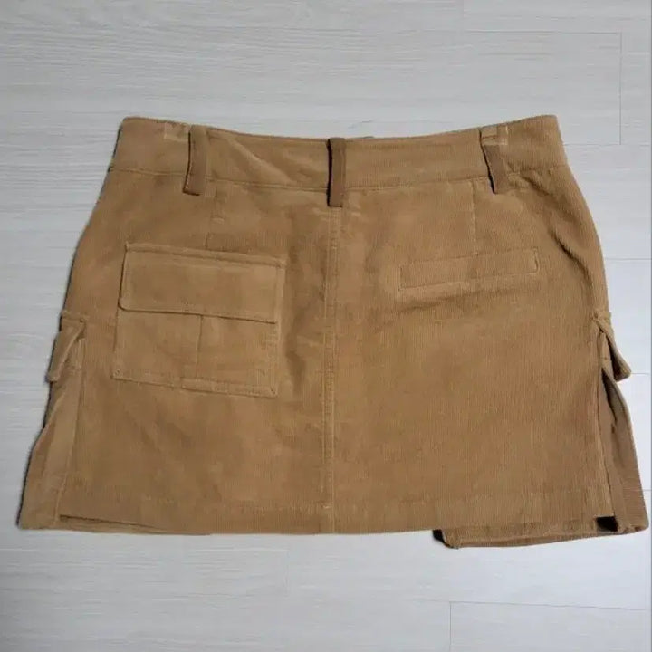 [BUNJANG] Rave Cargo Corduroy Mini Skirt / 레이브 카고 코듀로이 미니 스커트 미착용