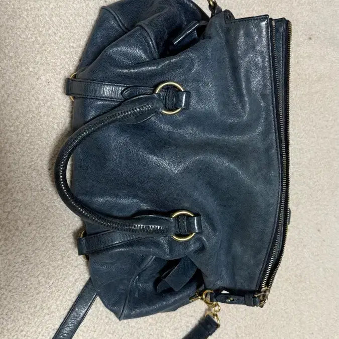 [BUNJANG] Miu Miu Satchel Bag Navy / 미우미우 사첼백 네이비