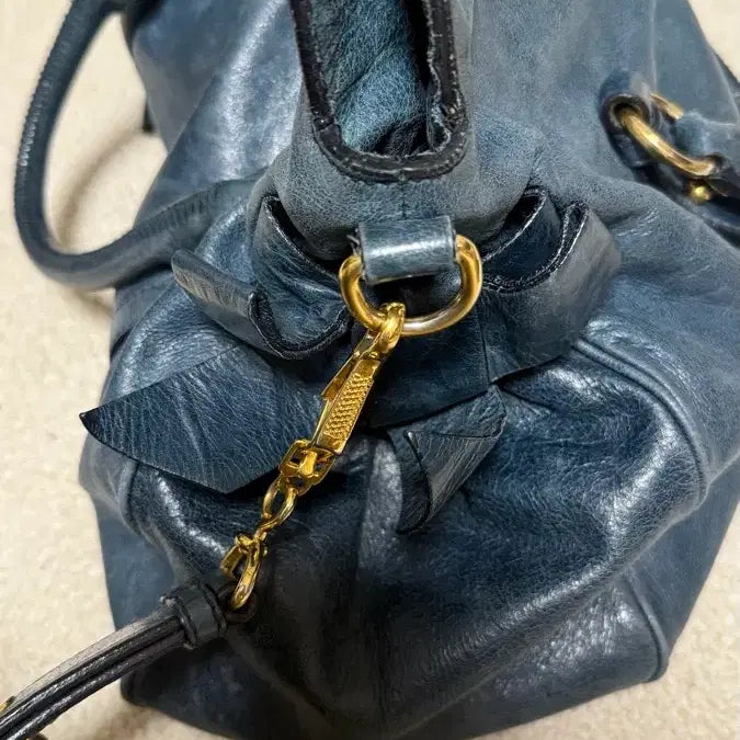 [BUNJANG] Miu Miu Satchel Bag Navy / 미우미우 사첼백 네이비