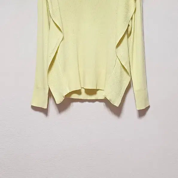 [BUNJANG] Time Frill Knit Top (Size 55-66) / 타임  프릴 니트 55~정66