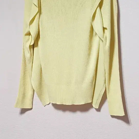 [BUNJANG] Time Frill Knit Top (Size 55-66) / 타임  프릴 니트 55~정66