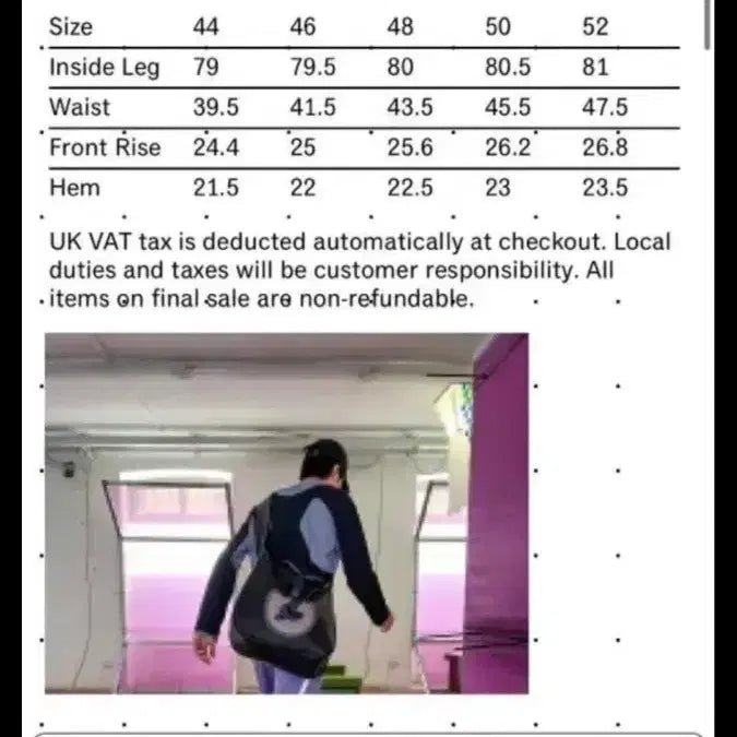 [BUNJANG] 키코 코스타디노브 아이린 트라우저 44 / KK 키코 코스타디노브 아이린 트라우저 44
