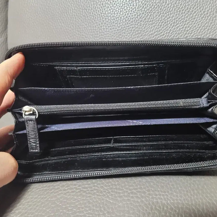 [BUNJANG] OROM Leather Zipper Long Wallet / 오롬[OROM] 가죽 장지갑 지퍼형