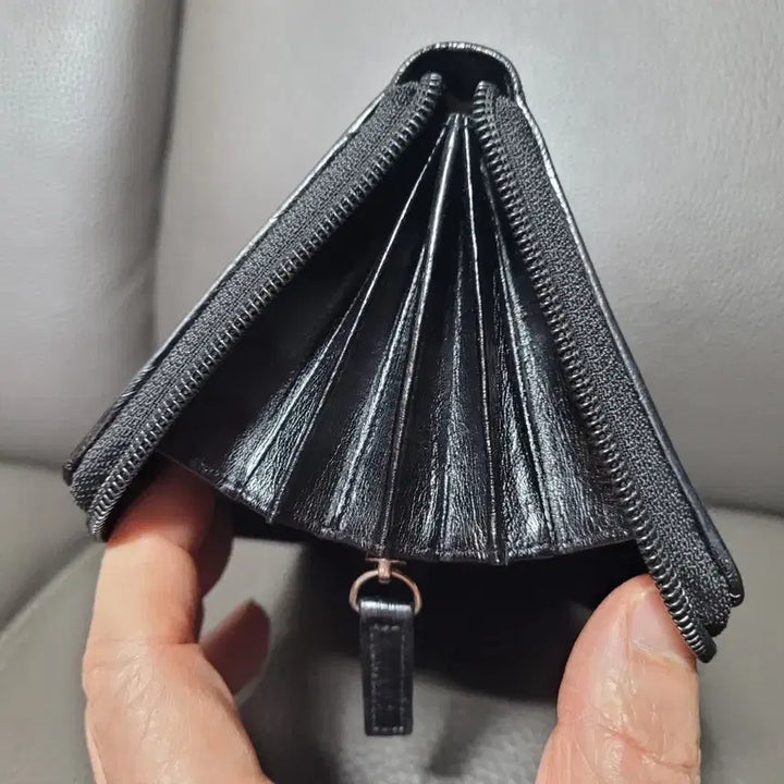[BUNJANG] OROM Leather Zipper Long Wallet / 오롬[OROM] 가죽 장지갑 지퍼형