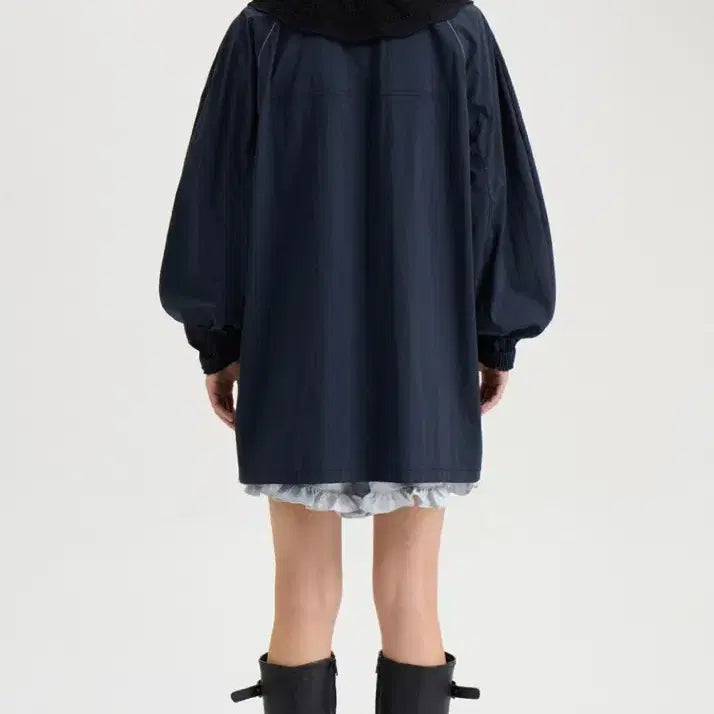 [BUNJANG] Lucky Chouette Knit Collar Jumper / 럭키슈에뜨 니트 카라 점퍼
