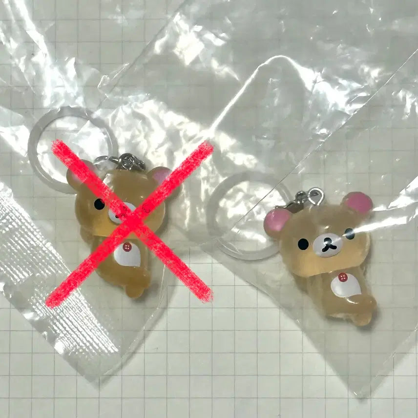 [BUNJANG] Rilakkuma Korilakkuma Clear Mejirusi Figure / [새상품] 리락쿠마 클리어 메지루시 판매합니다