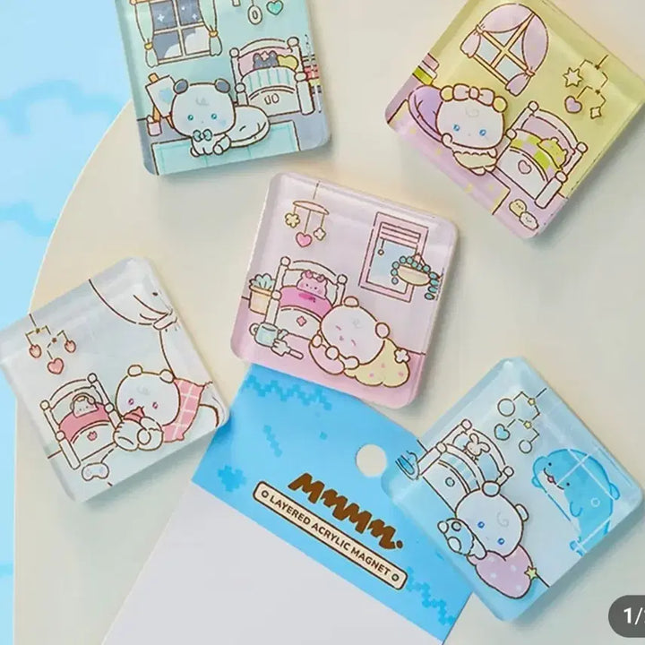 [SOLD OUT] MMMM(므메미무) BABY 레이어드 아크릴 마그넷