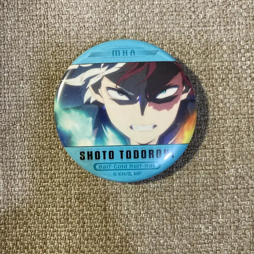 [BUNJANG] My Hero Academia Todoroki Shoto Can Badge / 나히아 토도로키 쇼토 캔뱃지