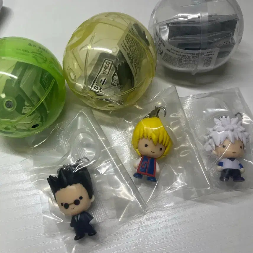[BUNJANG] Hunter x Hunter Merjirushi Figure Bundle Set / 헌터X헌터 미개봉 메지루시 키르아, 크라피카, 레오리오 일괄