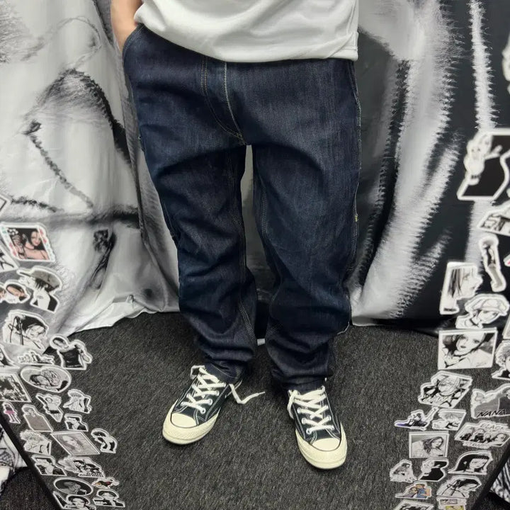 [BUNJANG] Carhartt Single Knee Raw Denim Pants / 칼하트 싱글니 생지 데님 팬츠