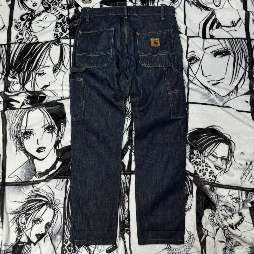 [BUNJANG] Carhartt Single Knee Raw Denim Pants / 칼하트 싱글니 생지 데님 팬츠