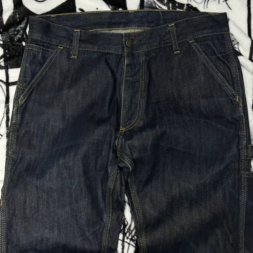[BUNJANG] Carhartt Single Knee Raw Denim Pants / 칼하트 싱글니 생지 데님 팬츠