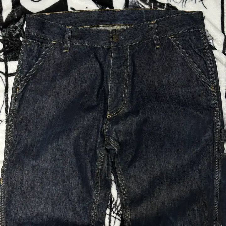 [BUNJANG] Carhartt Single Knee Raw Denim Pants / 칼하트 싱글니 생지 데님 팬츠