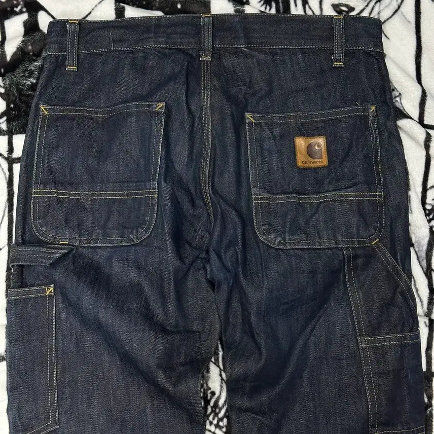 [BUNJANG] Carhartt Single Knee Raw Denim Pants / 칼하트 싱글니 생지 데님 팬츠