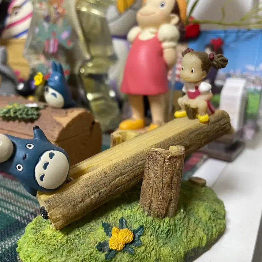 [BUNJANG] My Neighbor Totoro Mei Seesaw Diorama / 고전) 메이 이웃집토토로 잡목림유원지