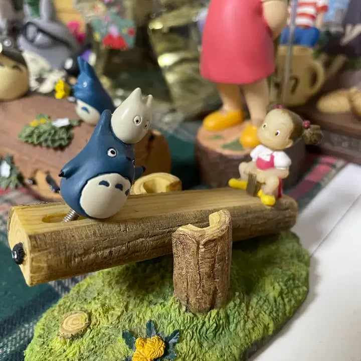[BUNJANG] My Neighbor Totoro Mei Seesaw Diorama / 고전) 메이 이웃집토토로 잡목림유원지