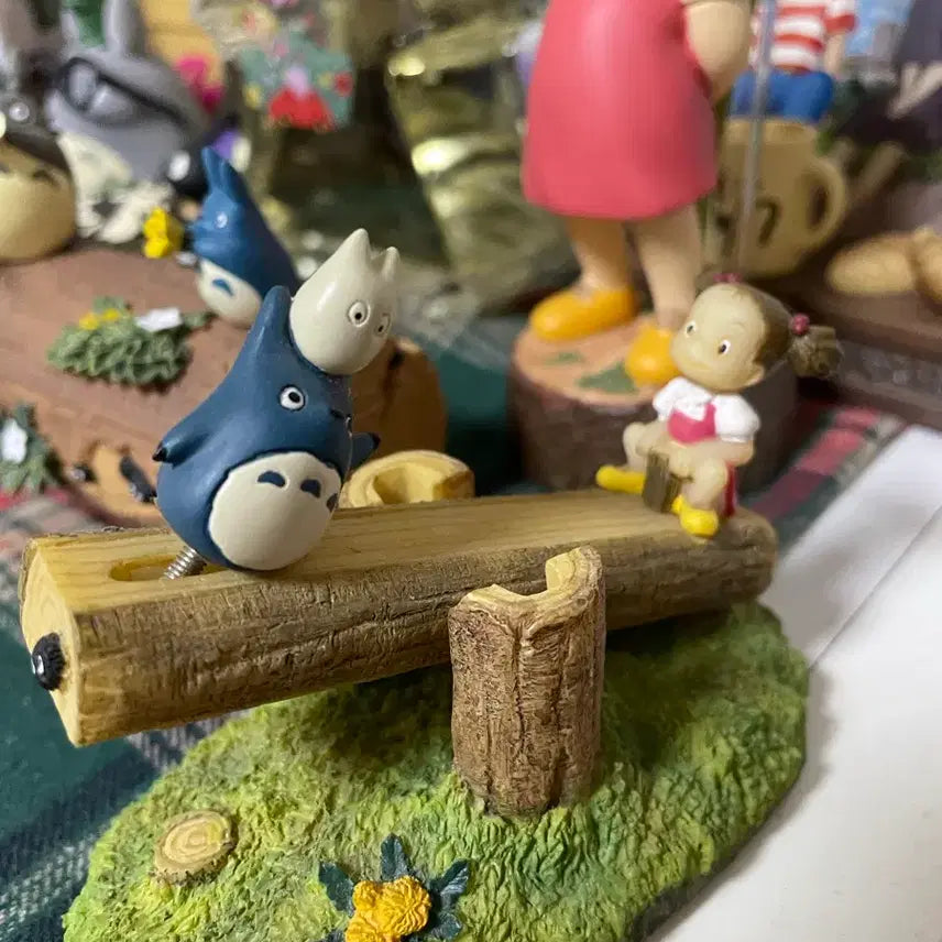 [BUNJANG] My Neighbor Totoro Mei Seesaw Diorama / 고전) 메이 이웃집토토로 잡목림유원지