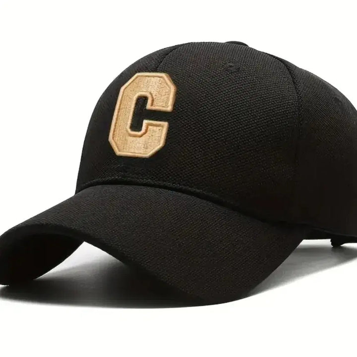 [BUNJANG] Unbranded Beige C-Embroidered Ball Cap / C자수 베이지 볼캡 모자(새상품)