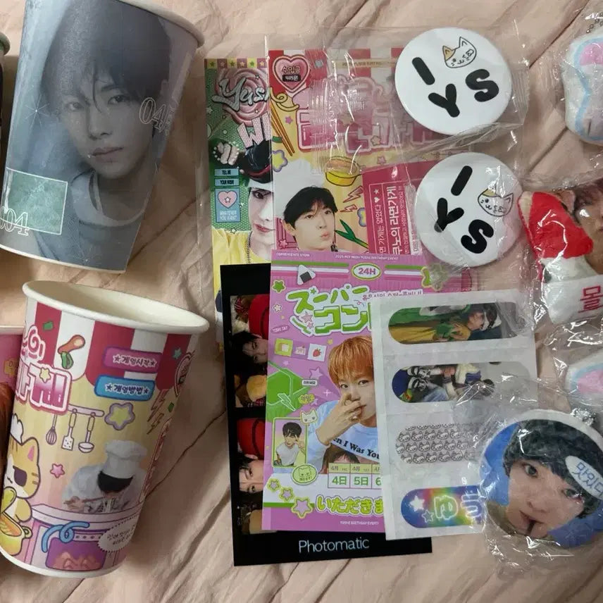 [BUNJANG] NCT WISH Yushi Birthday Cafe Lucky Draw Bundle Set / 엔시티 위시 유우시 생일 카페 생카 특전 럭드