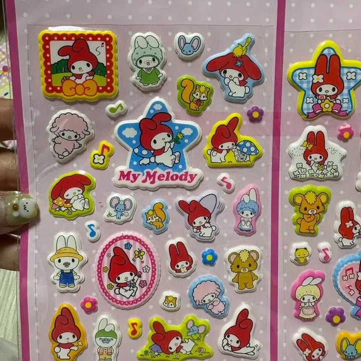 [BUNJANG] Vintage My Melody Sticker Set / 고전마이멜로디 스티커 세트