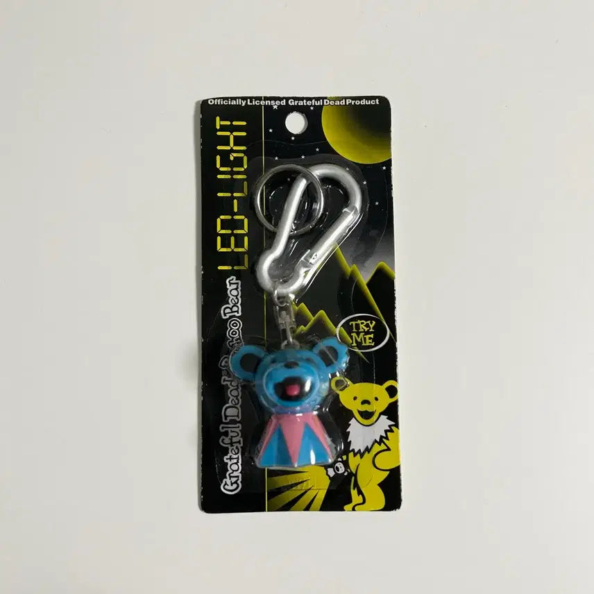 [BUNJANG] Grateful Dead Bear Lightning Keyring / 그레이트풀데드베어 라이트닝 키링