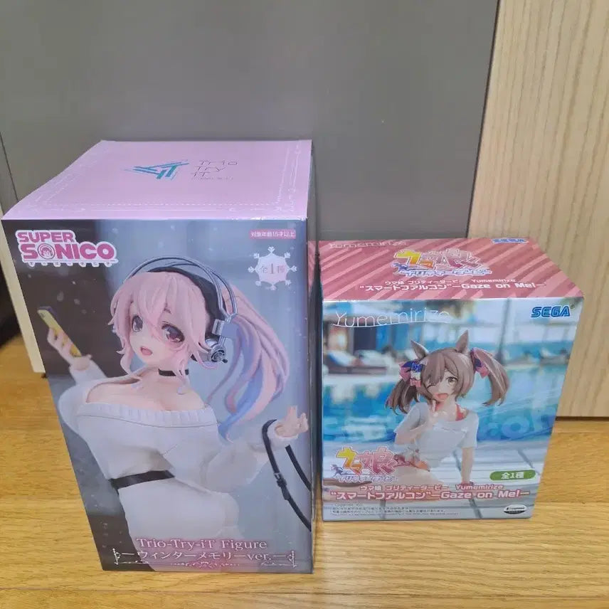 [BUNJANG] Super Sonico Winter Memory Figure + Smart Falcon Figure / 슈퍼 소니코 Winter Memory 피규어 + 스마트 팔콘 피규어