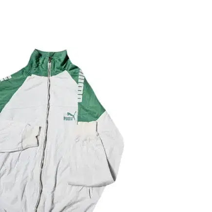 [BUNJANG] Puma Old School Vintage Big Logo Jersey Jacket / 푸마 올드스쿨 빈티지 빅로고 져지 자켓