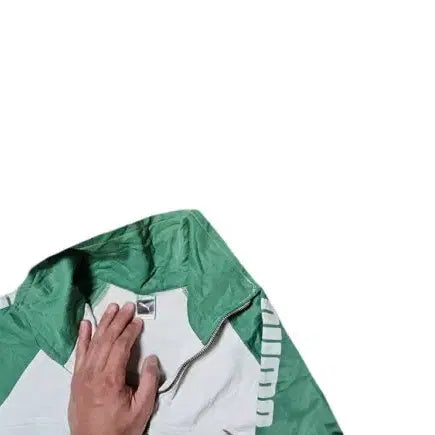 [BUNJANG] Puma Old School Vintage Big Logo Jersey Jacket / 푸마 올드스쿨 빈티지 빅로고 져지 자켓